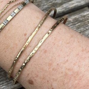 14k goldfill Mallory Shelter bangles